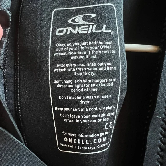 O'Neill Women's Reactor 2mm Short Sleeve Back Zip Spring Wetsuit - Picture 6 of 7